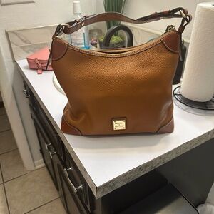 Dooney & Bourke Tan Leather Hobo Bag
